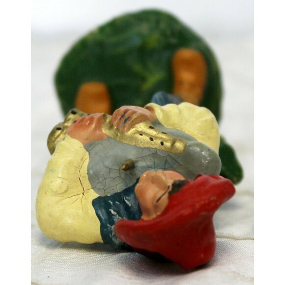 VTG Fontanini Paper Mache Nativity Boy Flute Music Player Figurine Italian - Picture 10 of 10